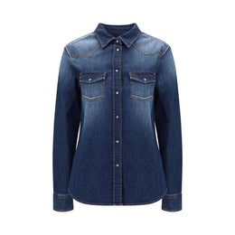 Jacob Cohen Blaues Denim-Hemd