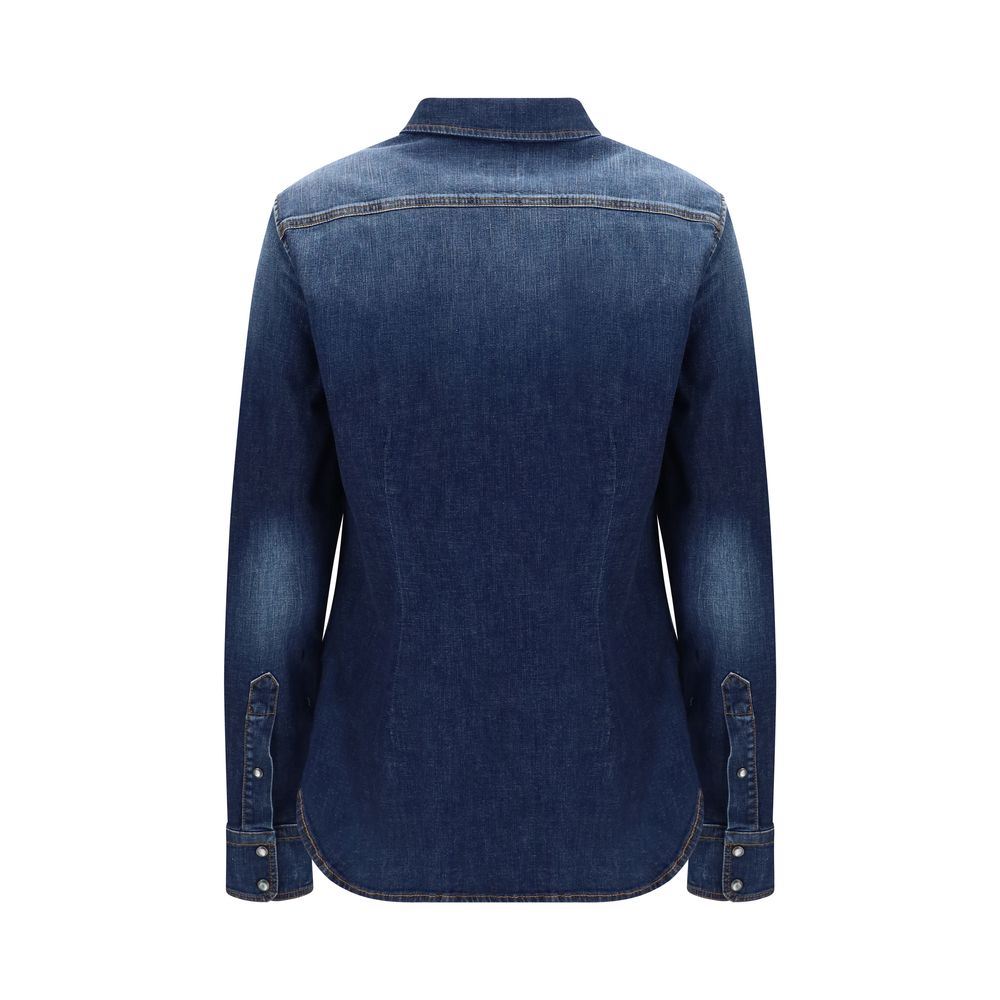Jacob Cohen Blaues Denim-Hemd