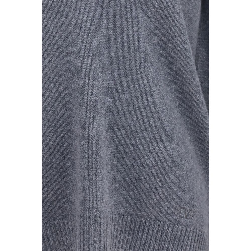 Valentino Garavani Grauer Kaschmirpullover