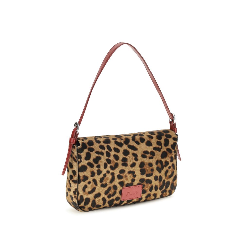 Staud Beige Kalbsleder Bos Taurus Schultertasche