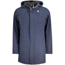 K-WAY Blaue Herrenjacke aus Polyester