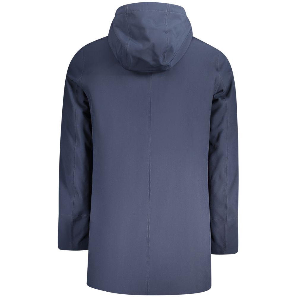 K-WAY Blaue Herrenjacke aus Polyester