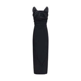 Vivienne Westwood Schwarzes Viskose-Freizeitkleid