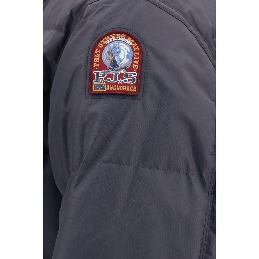 Parajumpers Graue Polyamid-Jacke in voller Länge
