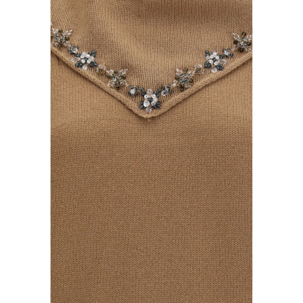 Prada Brauner Kaschmir-Pullover