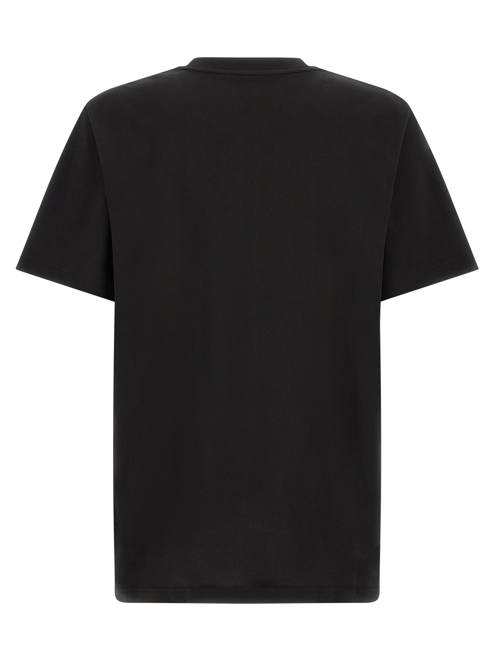 Moncler Schwarzes Baumwoll-T-Shirt