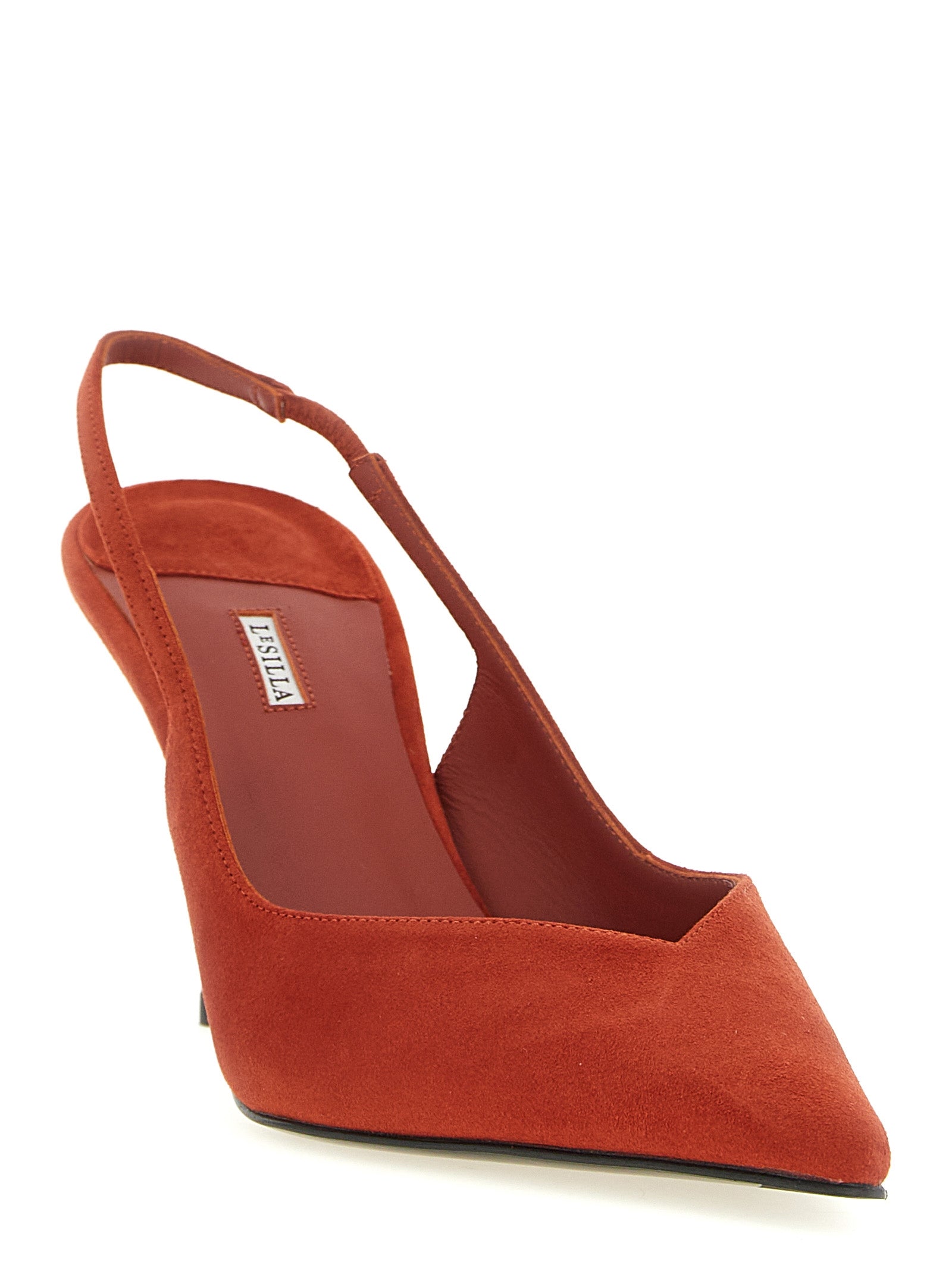 LE SILLA Blaue Pumps aus Lammleder mit hohem Absatz