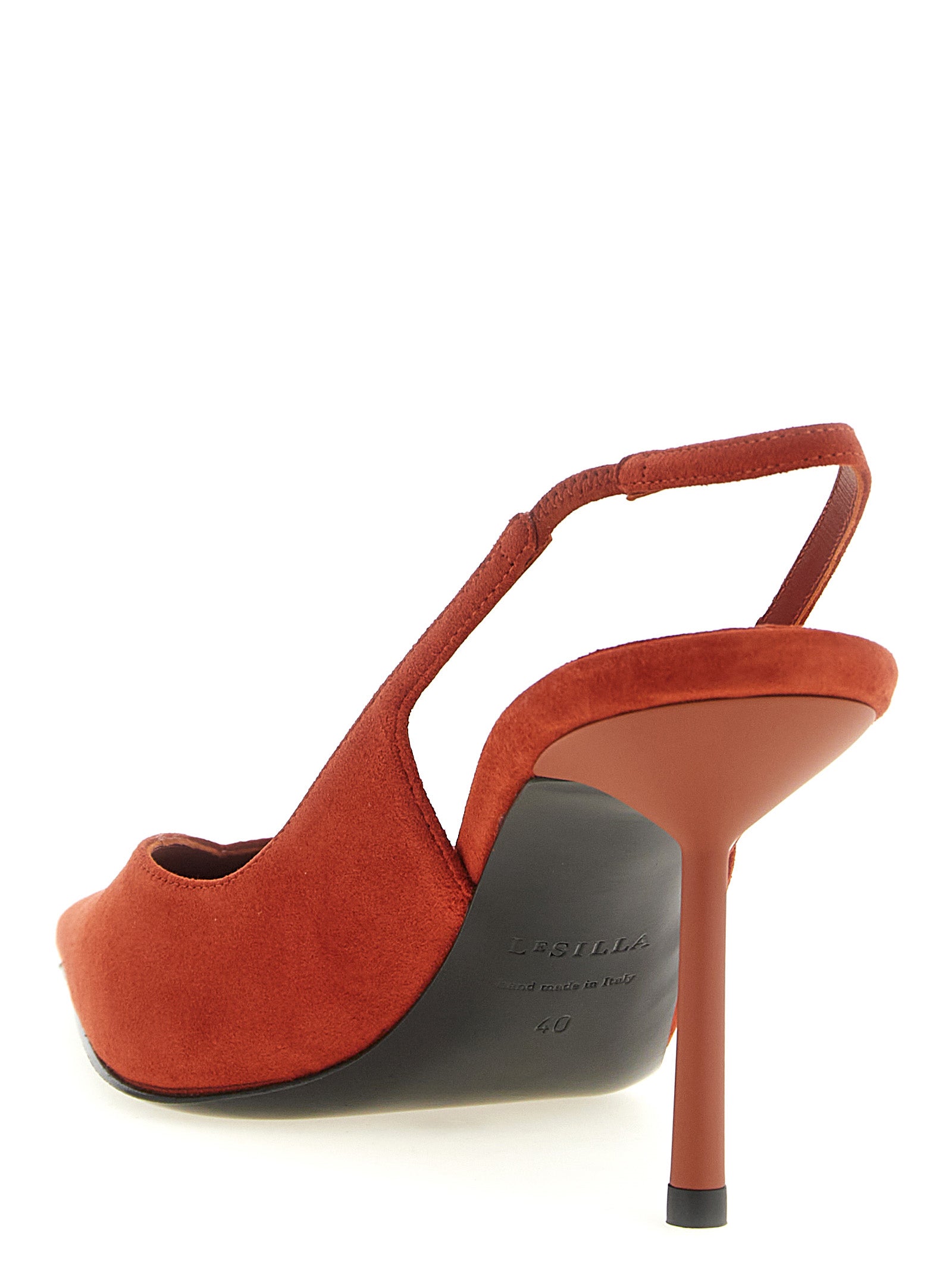 LE SILLA Blaue Pumps aus Lammleder mit hohem Absatz