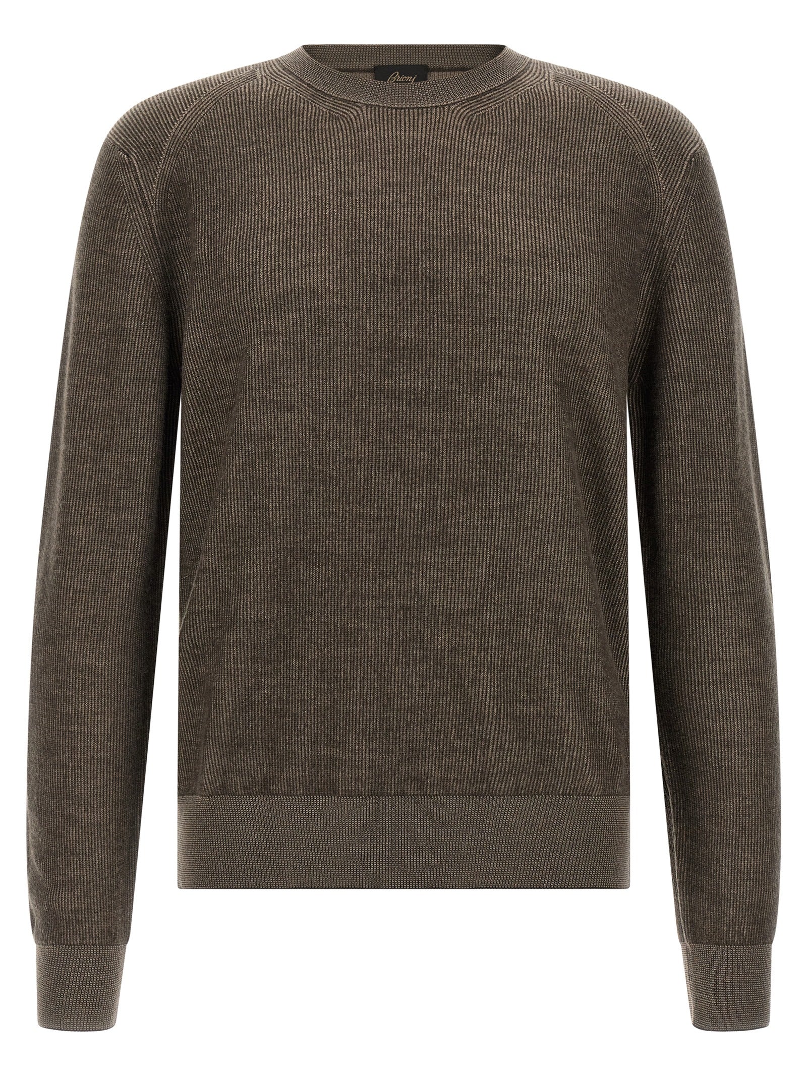 Brioni Brauner Kaschmir-Strickjacke