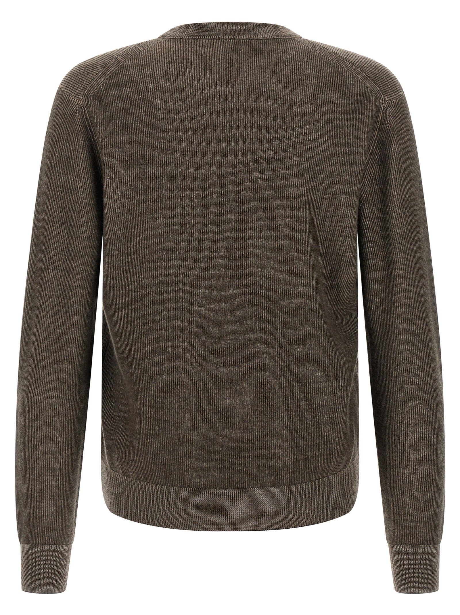 Brioni Brauner Kaschmir-Strickjacke