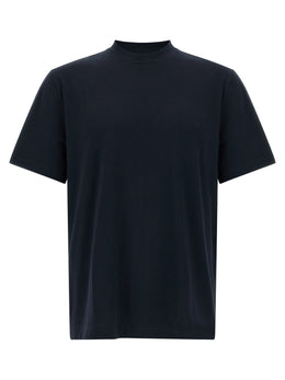 Brioni Blaues Baumwoll-T-Shirt