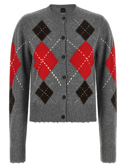 PINKO Grauer Wollcardigan