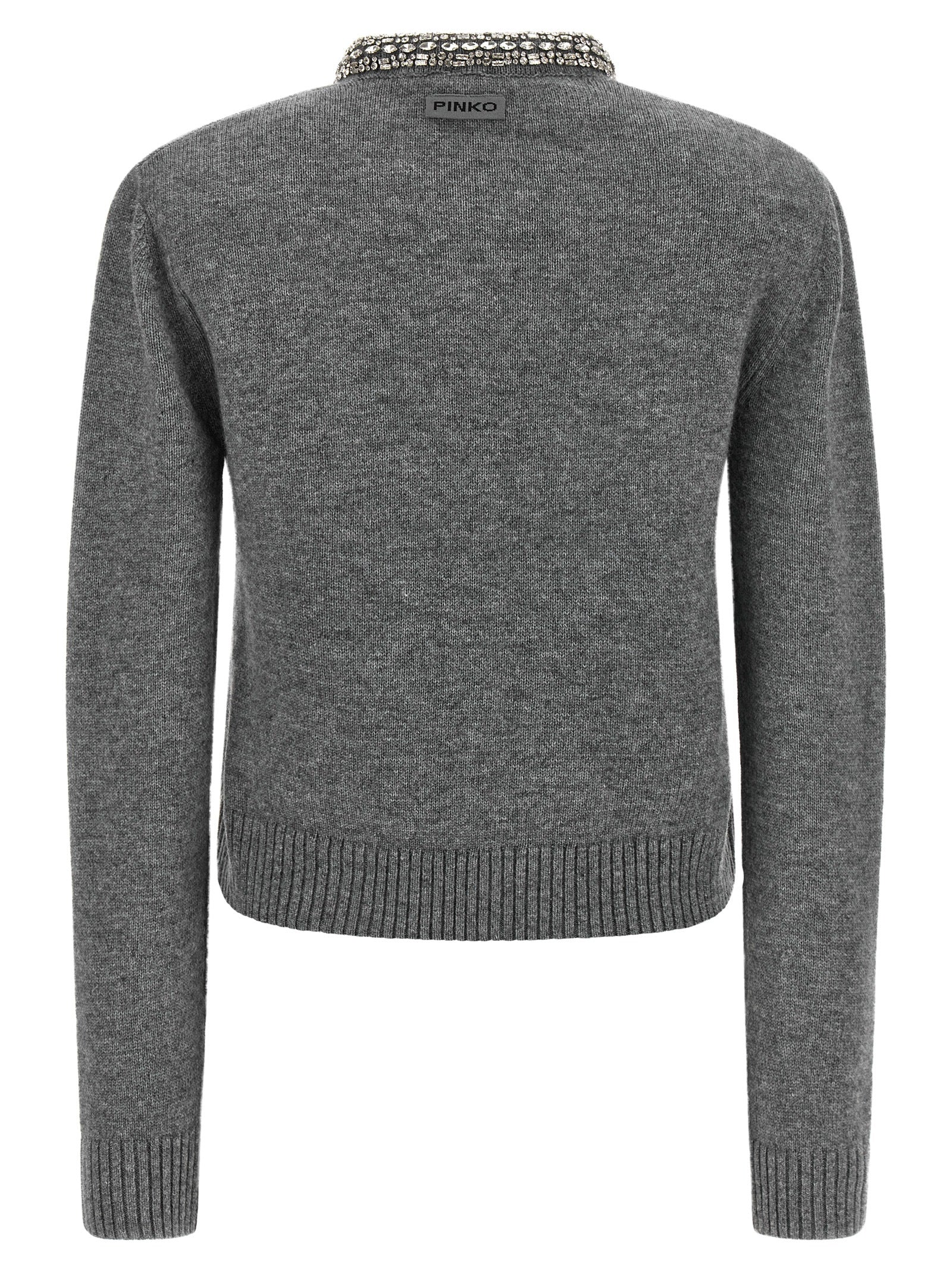 PINKO Grauer Wollcardigan