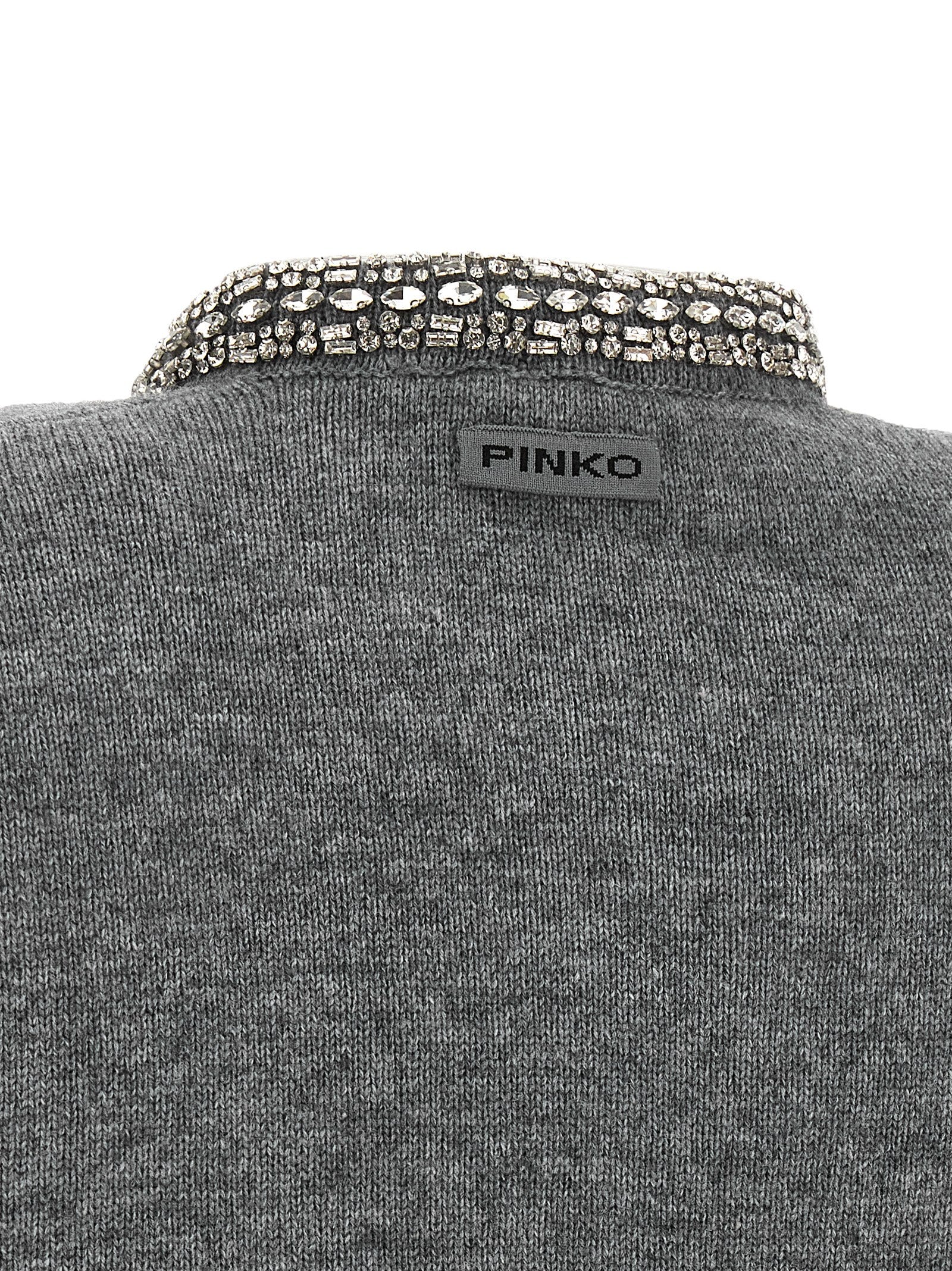 PINKO Grauer Wollcardigan