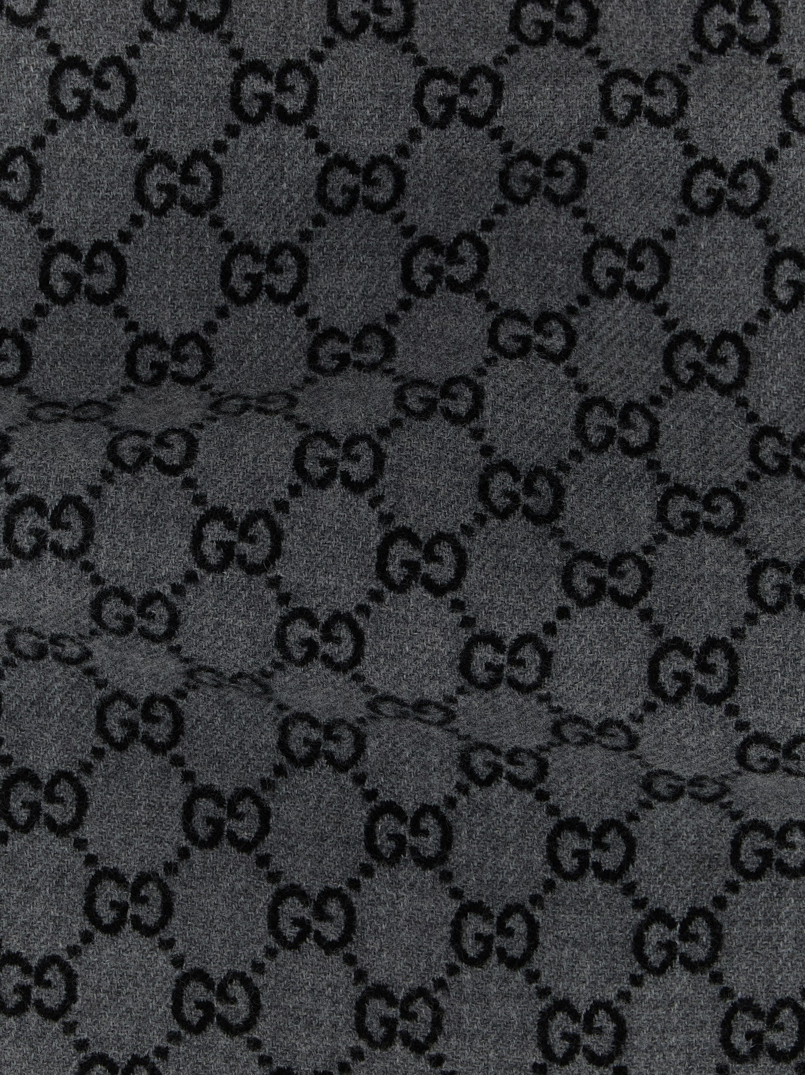 Gucci Grauer Wollschal