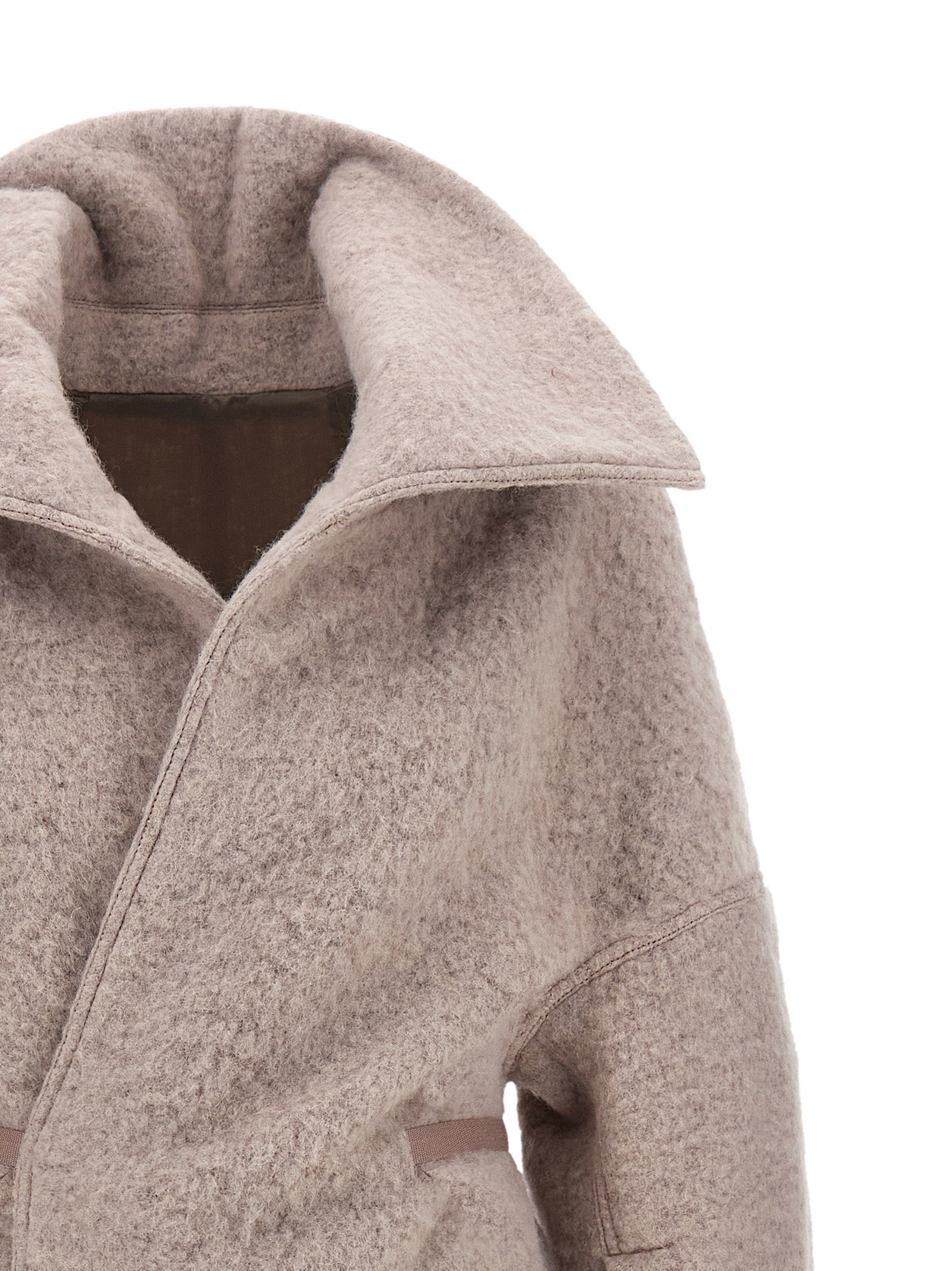 Rick Owens Mehrfarbiger Marabu-Mantel