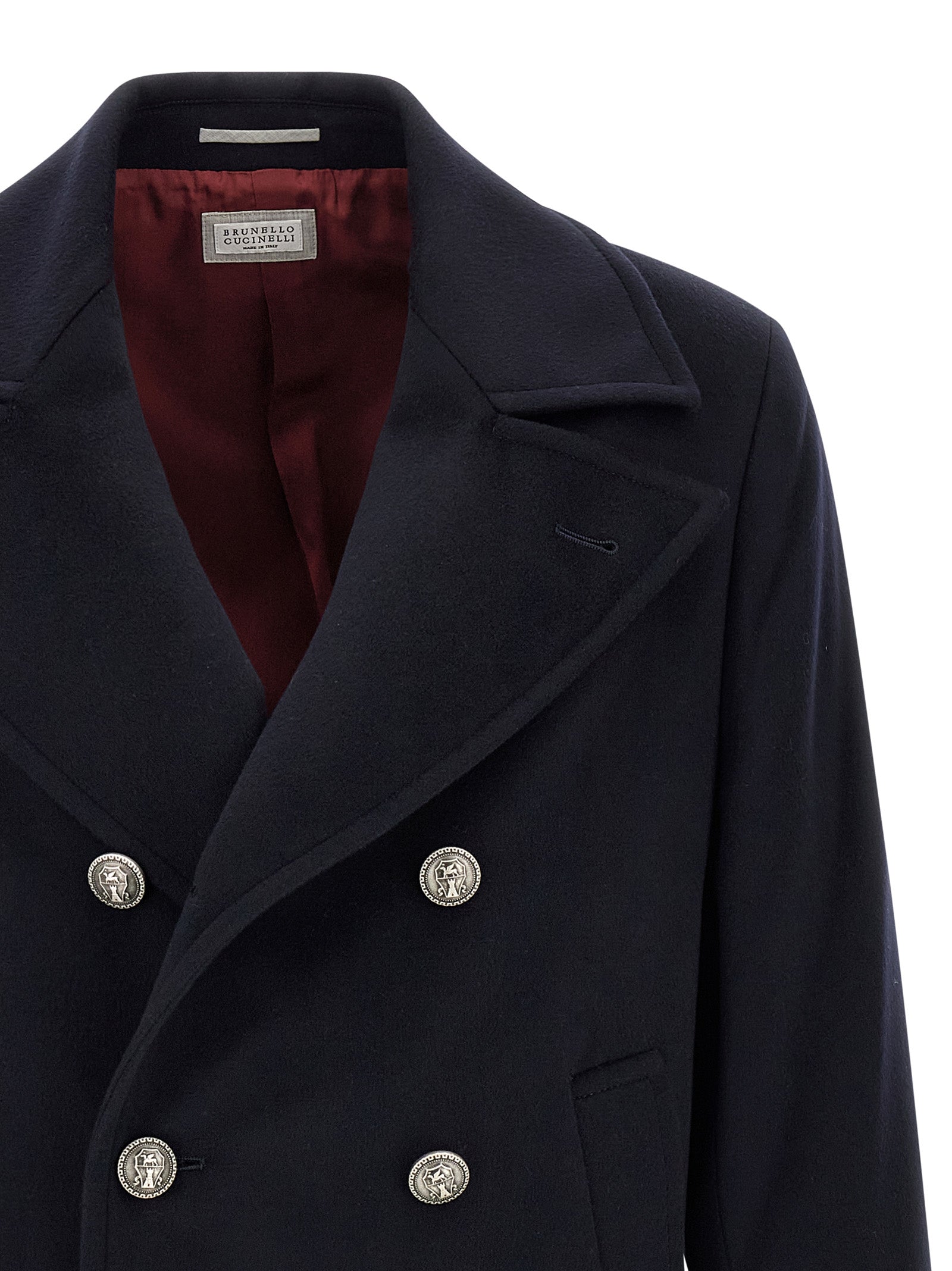 Brunello Cucinelli Blauer Sakko aus reiner Schurwolle