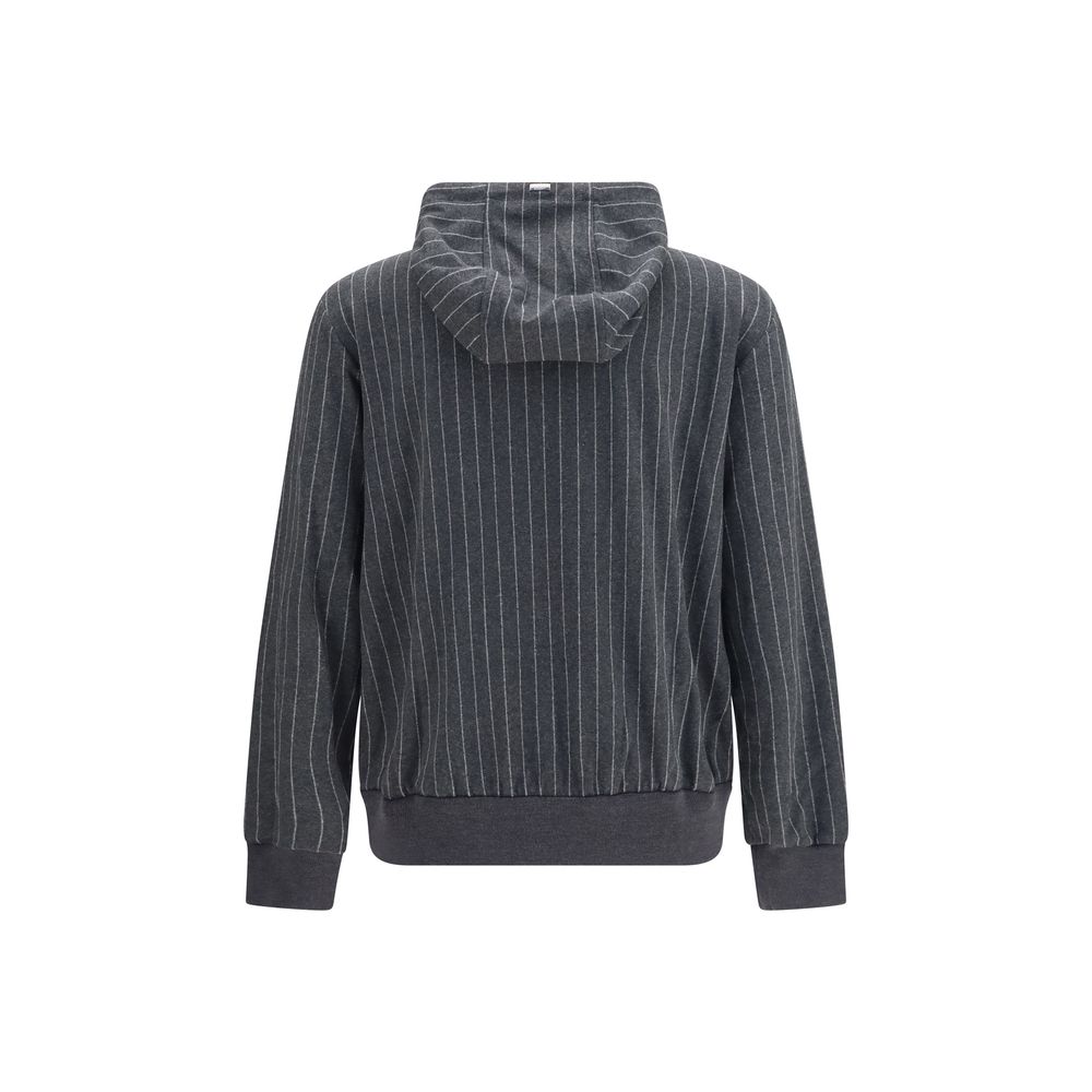 Herno Grauer Baumwollpullover