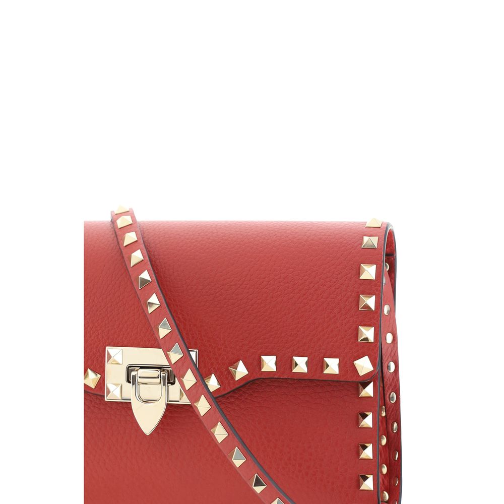Valentino Garavani Multicolor Calf Leather Bos Taurus Schultertasche
