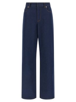 Fendi Blaue Baumwolljeans Denim
