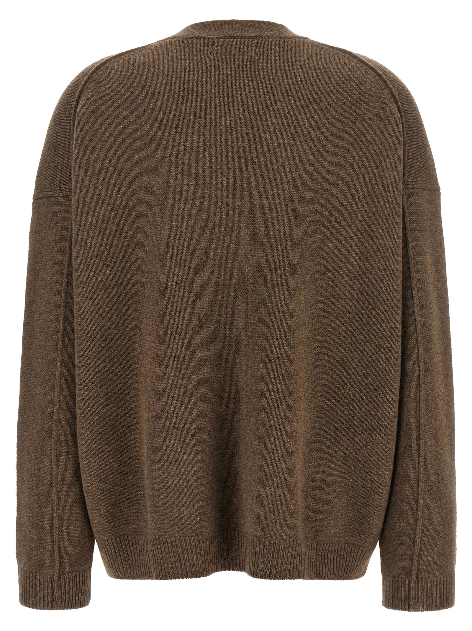 BE YOU Brauner Kaschmir-Strickjacke
