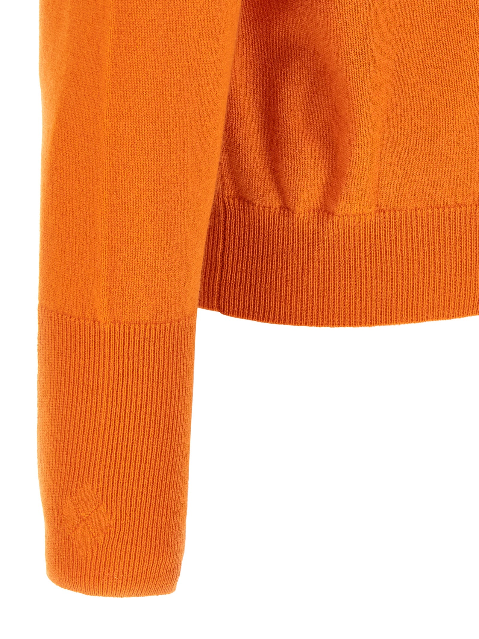 Ballantyne Orange Kaschmir Cardigan