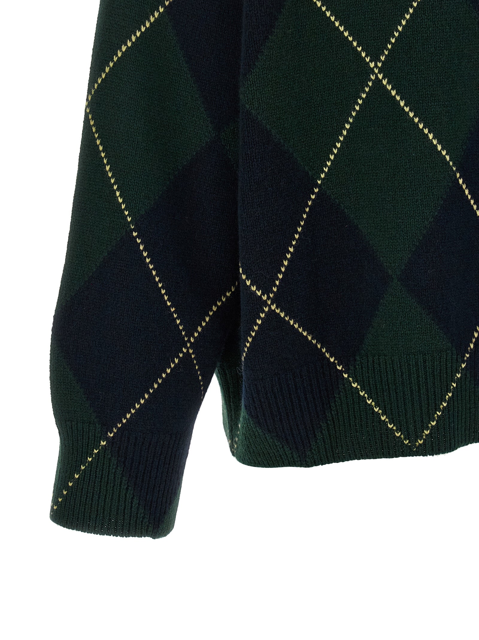 BE YOU Mehrfarbige Kaschmir-Strickjacke