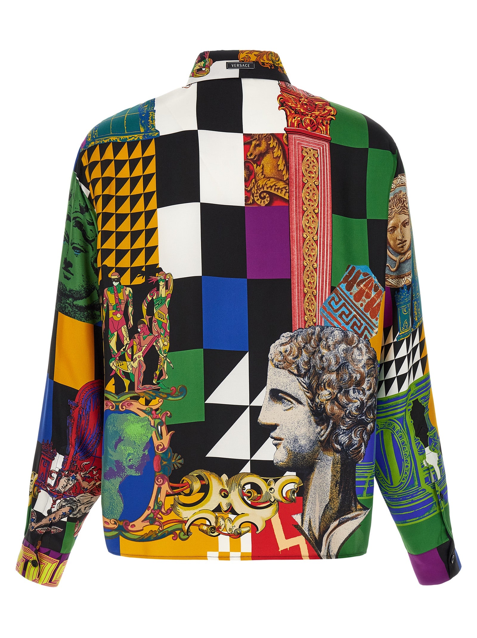Versace Mehrfarbige Seidenbluse