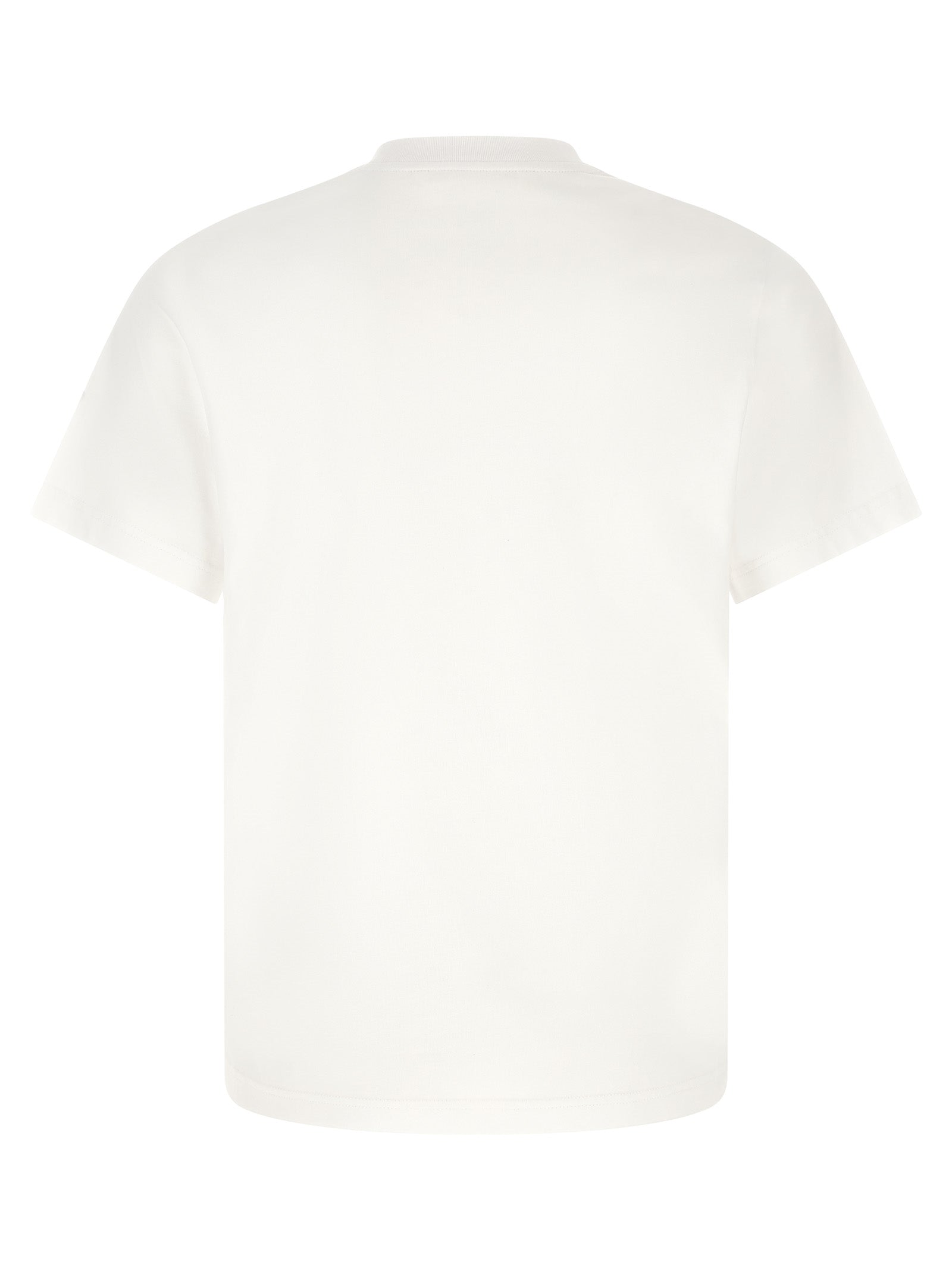 Moncler Weißes Baumwoll-T-Shirt