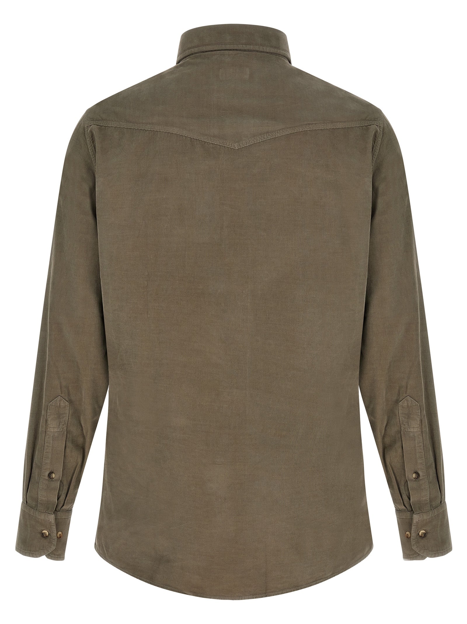 Brunello Cucinelli Zweifarbige Baumwollbluse
