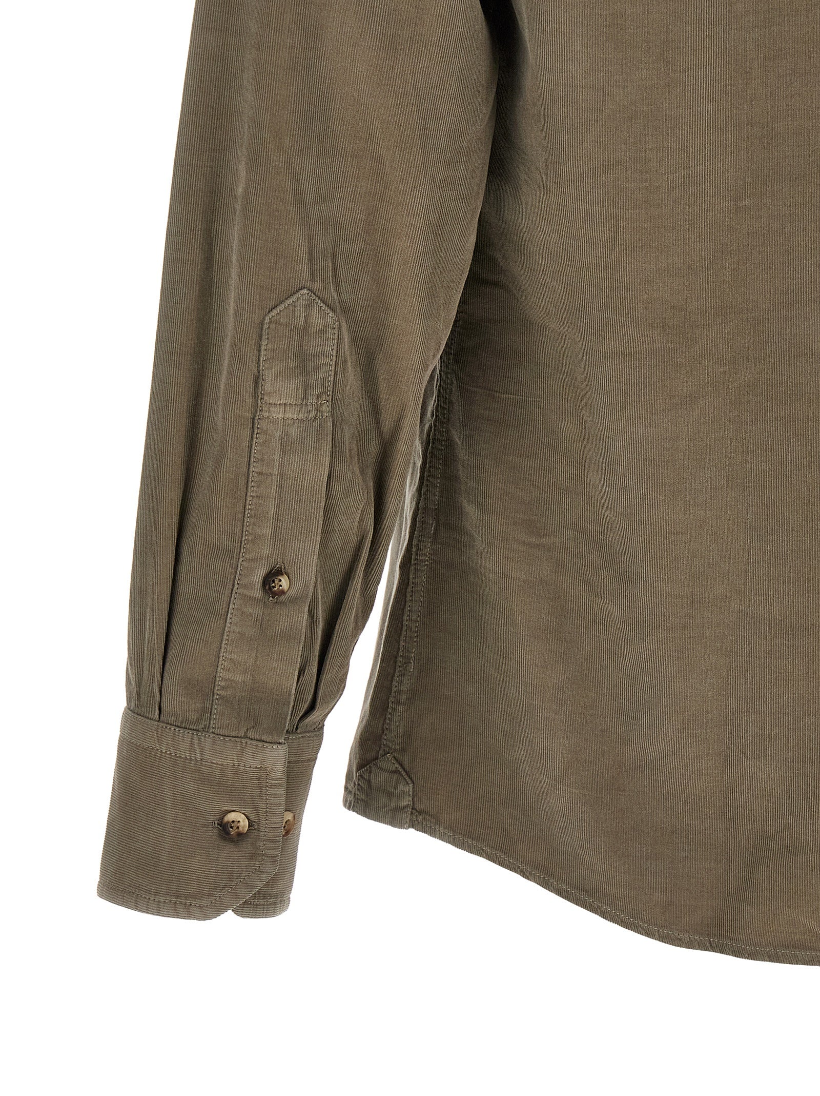 Brunello Cucinelli Zweifarbige Baumwollbluse