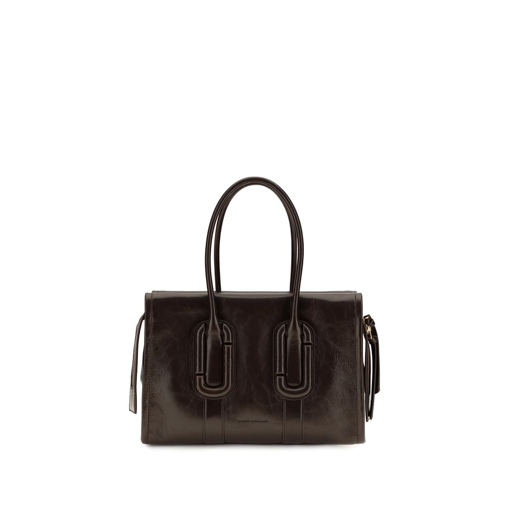 Marc Jacobs Braune Kalbsleder Bos Taurus Schultertasche