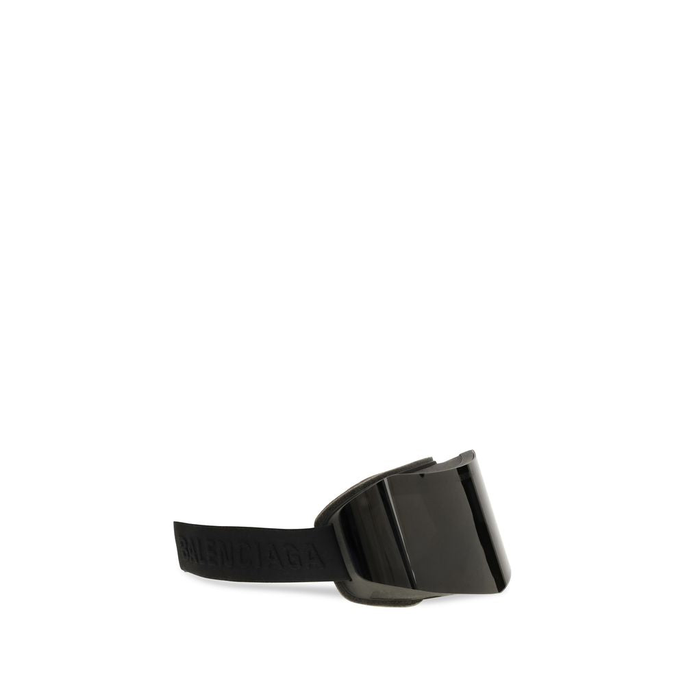 Balenciaga Schwarze Sonnenbrille aus Polyamid