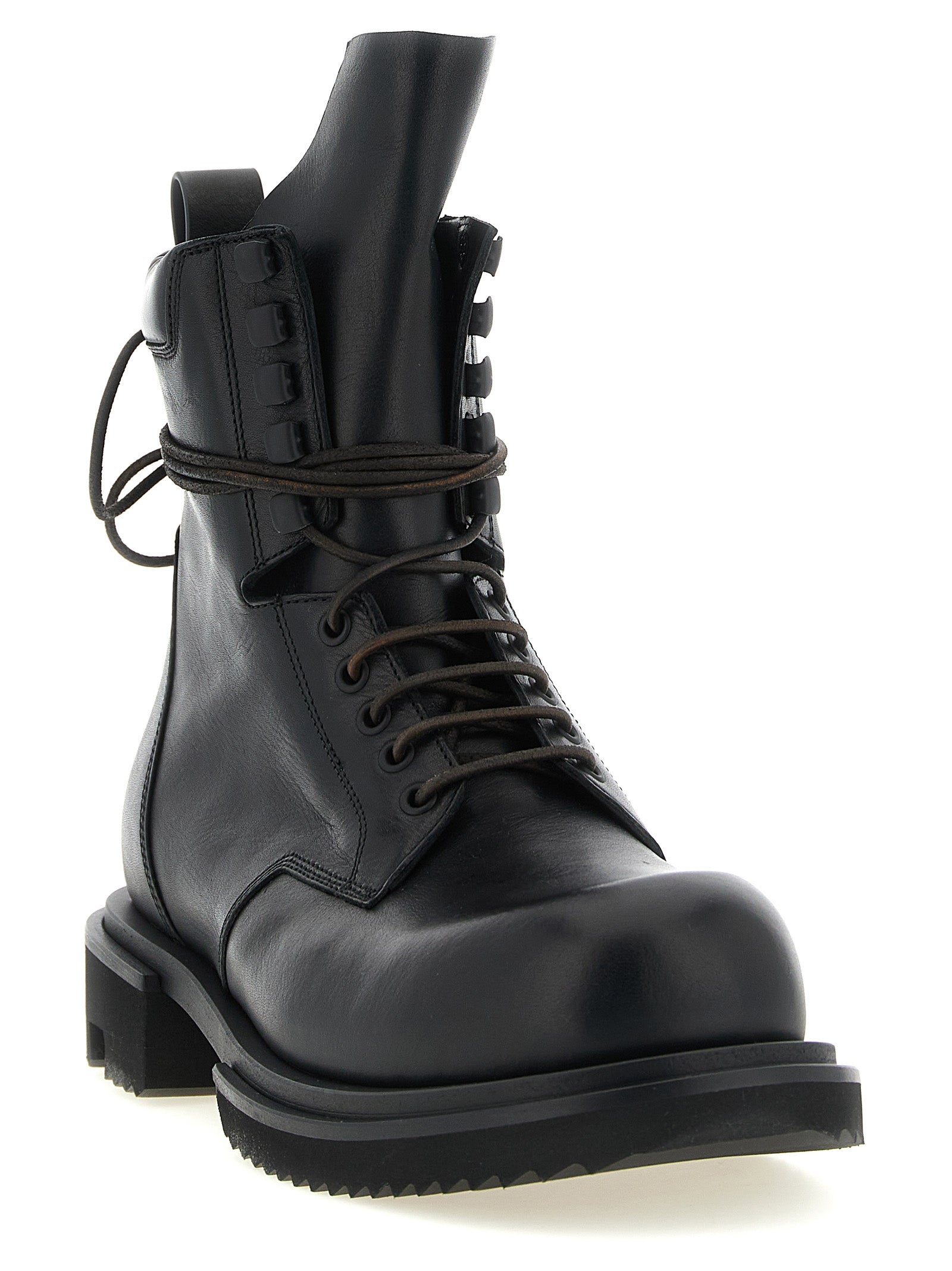 Rick Owens Schwarze Chelsea Boots aus Kalbsleder