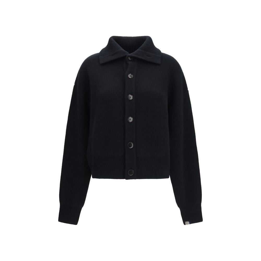 Extreme Cashmere Schwarzer Kaschmir-Cardigan