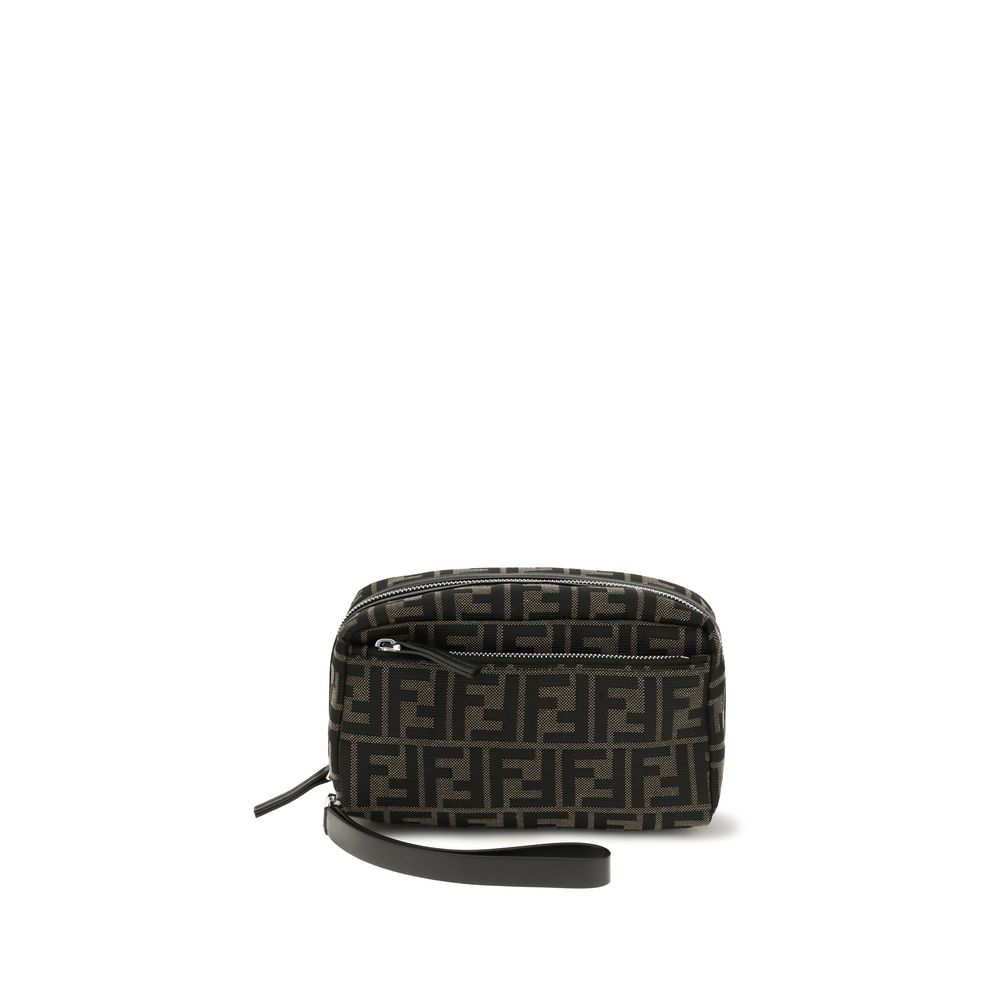 Fendi Brauner Polyester Kragen