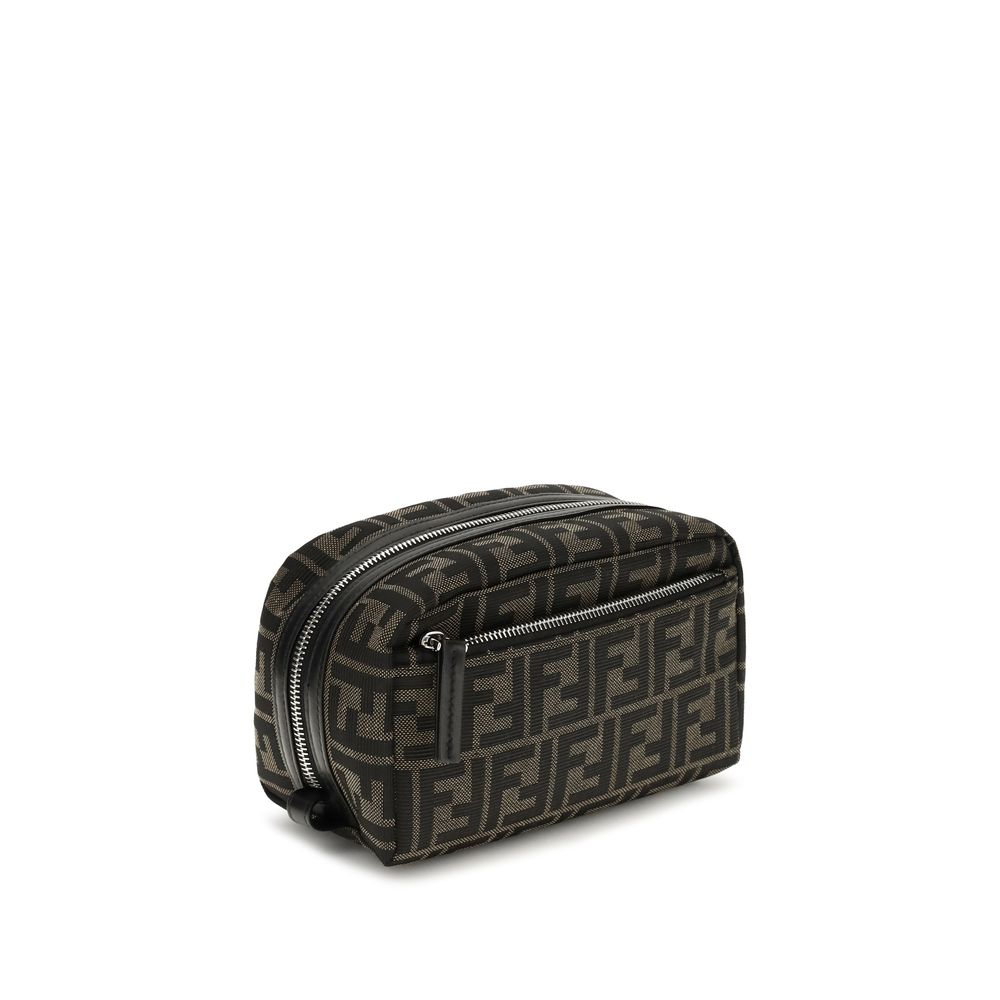 Fendi Brauner Polyester Kragen