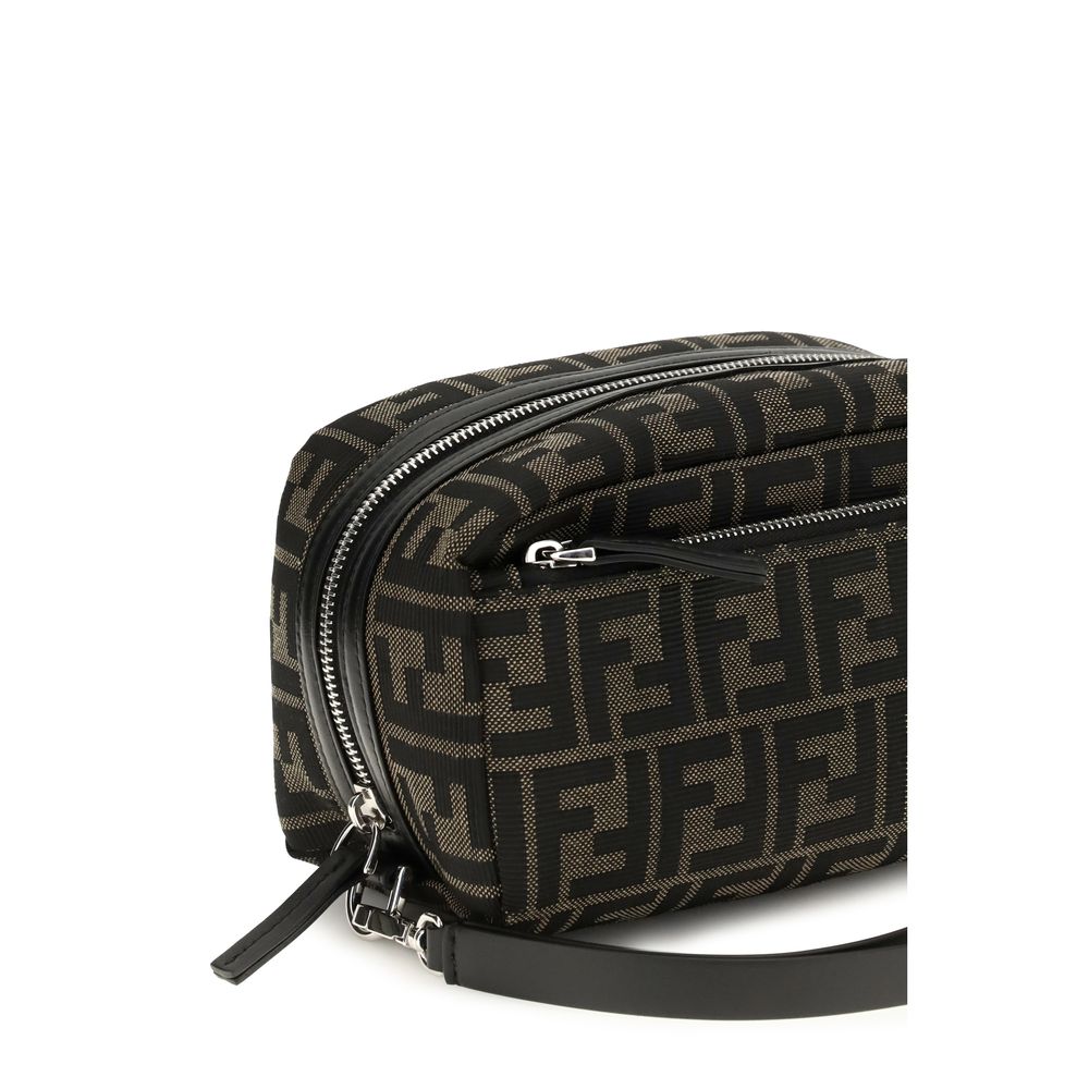 Fendi Brauner Polyester Kragen
