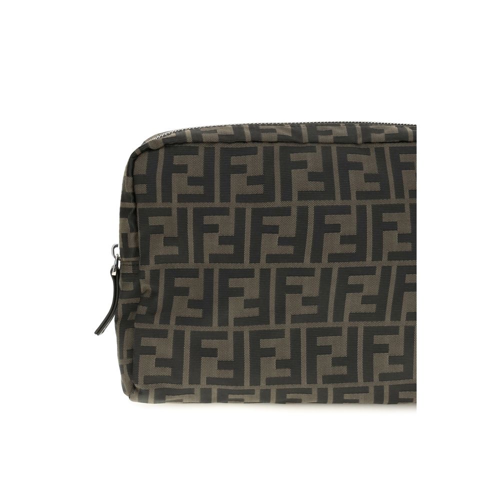 Fendi Brauner Polyester Kragen