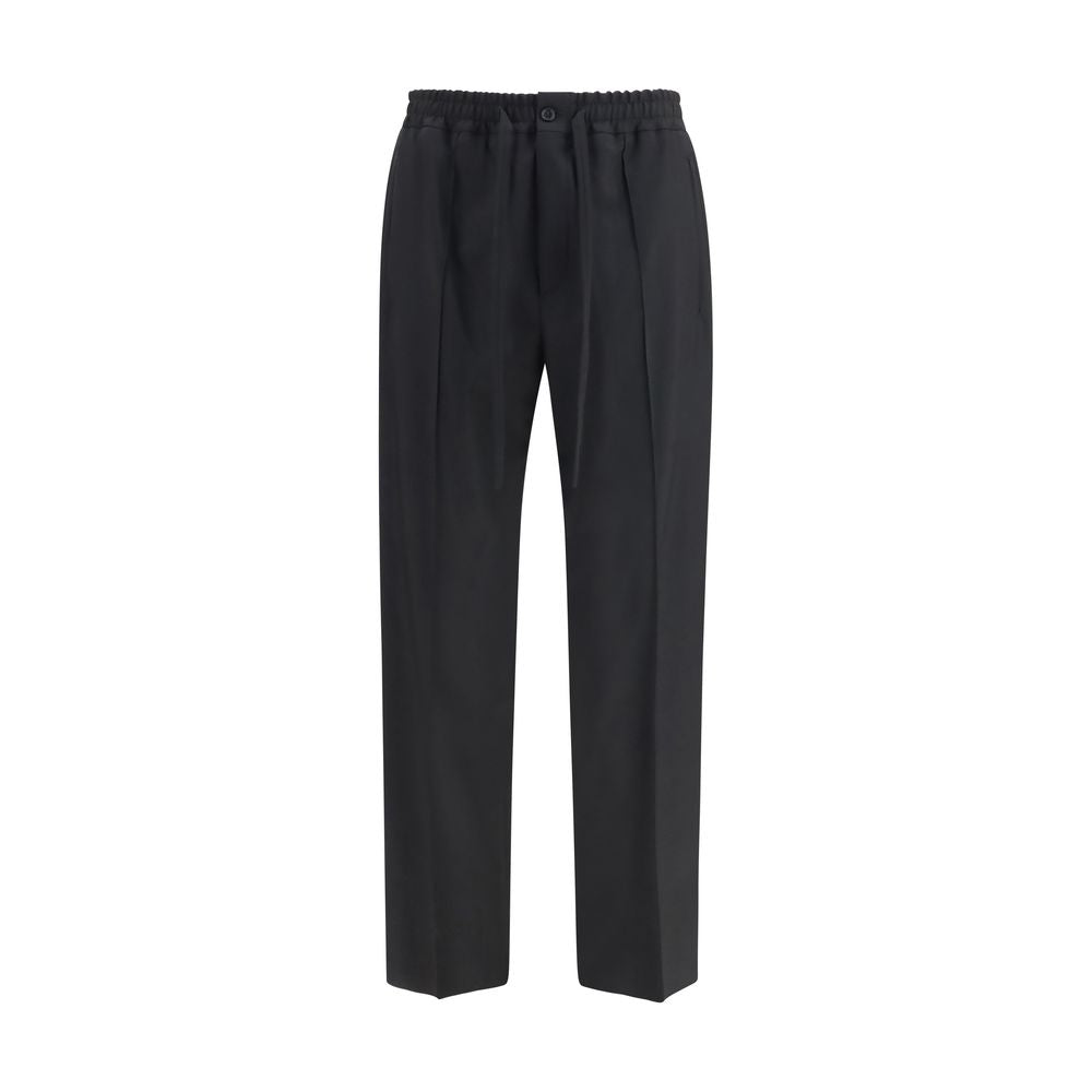 Valentino Garavani Schwarze Baumwoll-Chino-Hose