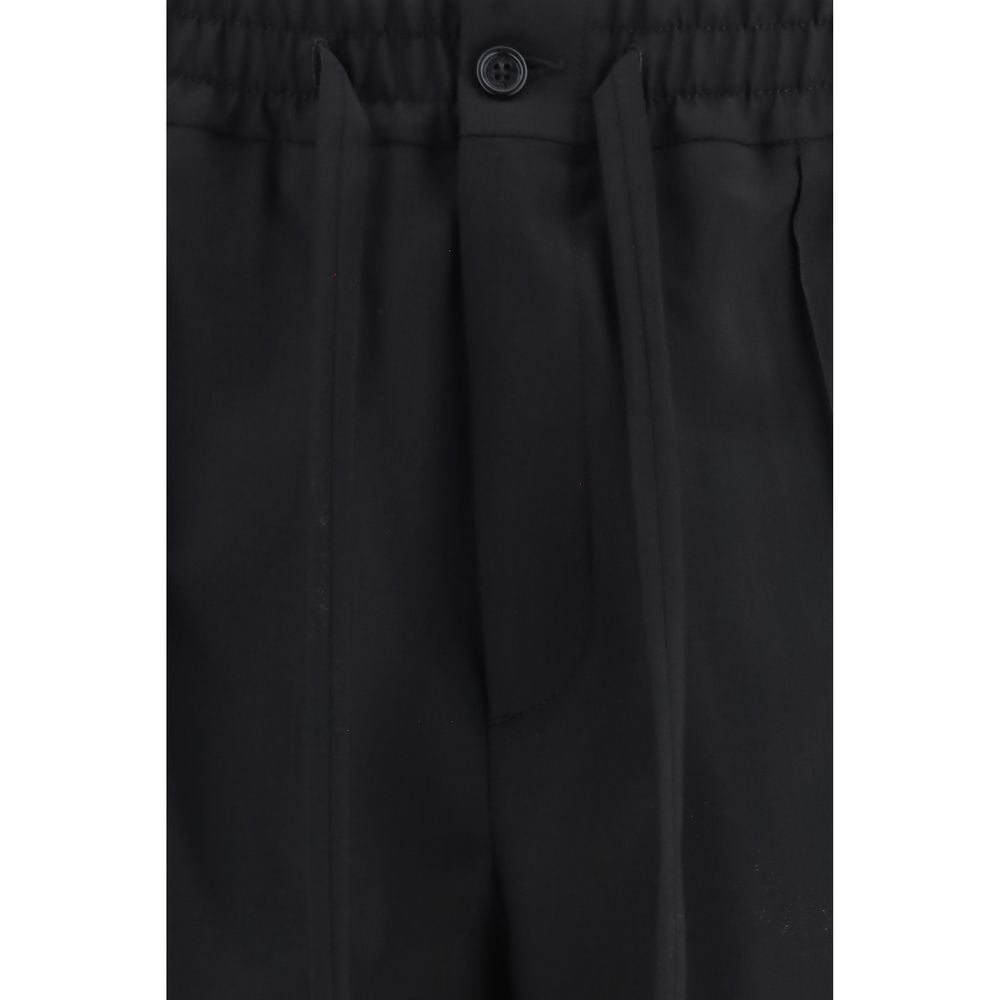 Valentino Garavani Schwarze Baumwoll-Chino-Hose