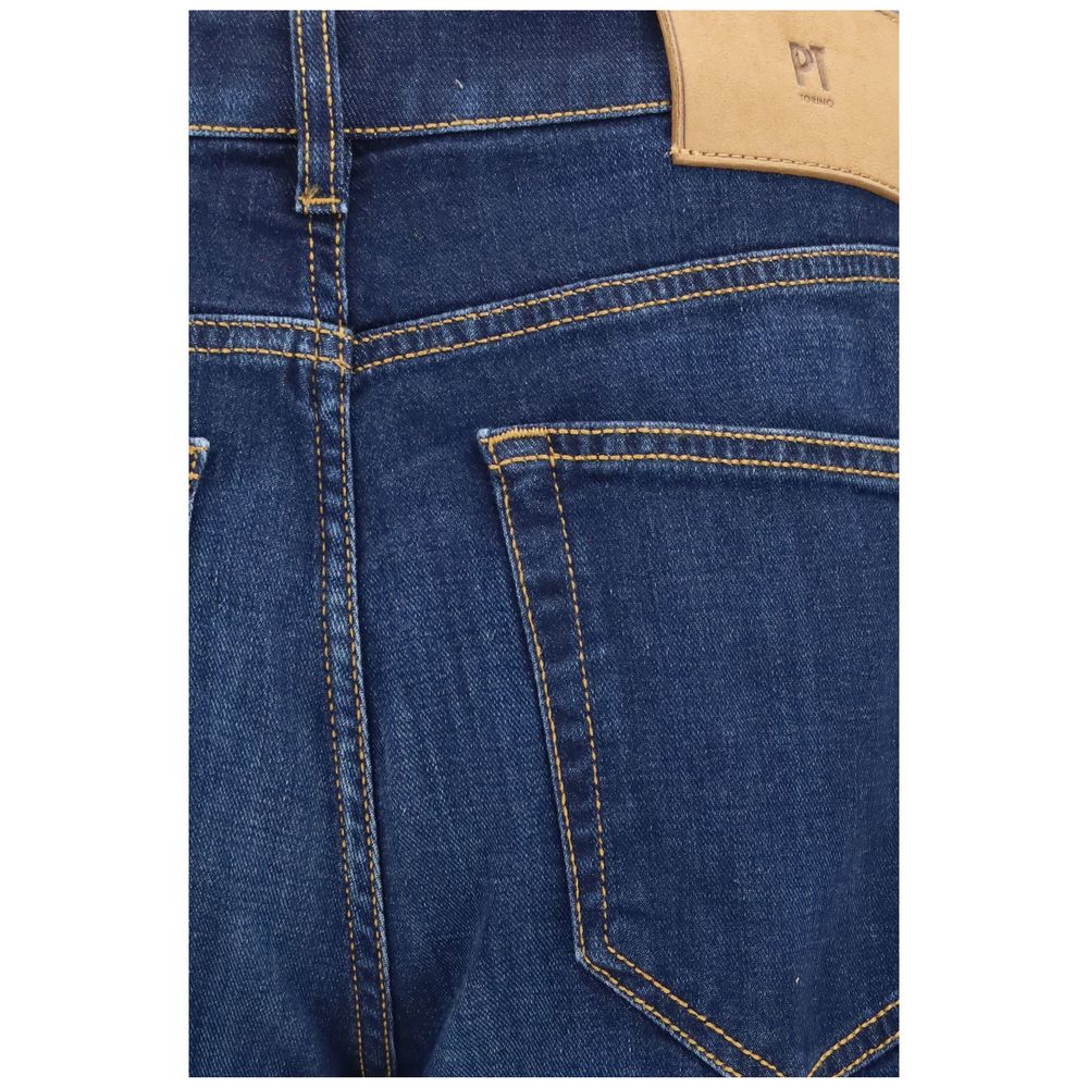 PT Torino Blaue Jeans aus Baumwolle im geraden Schnitt