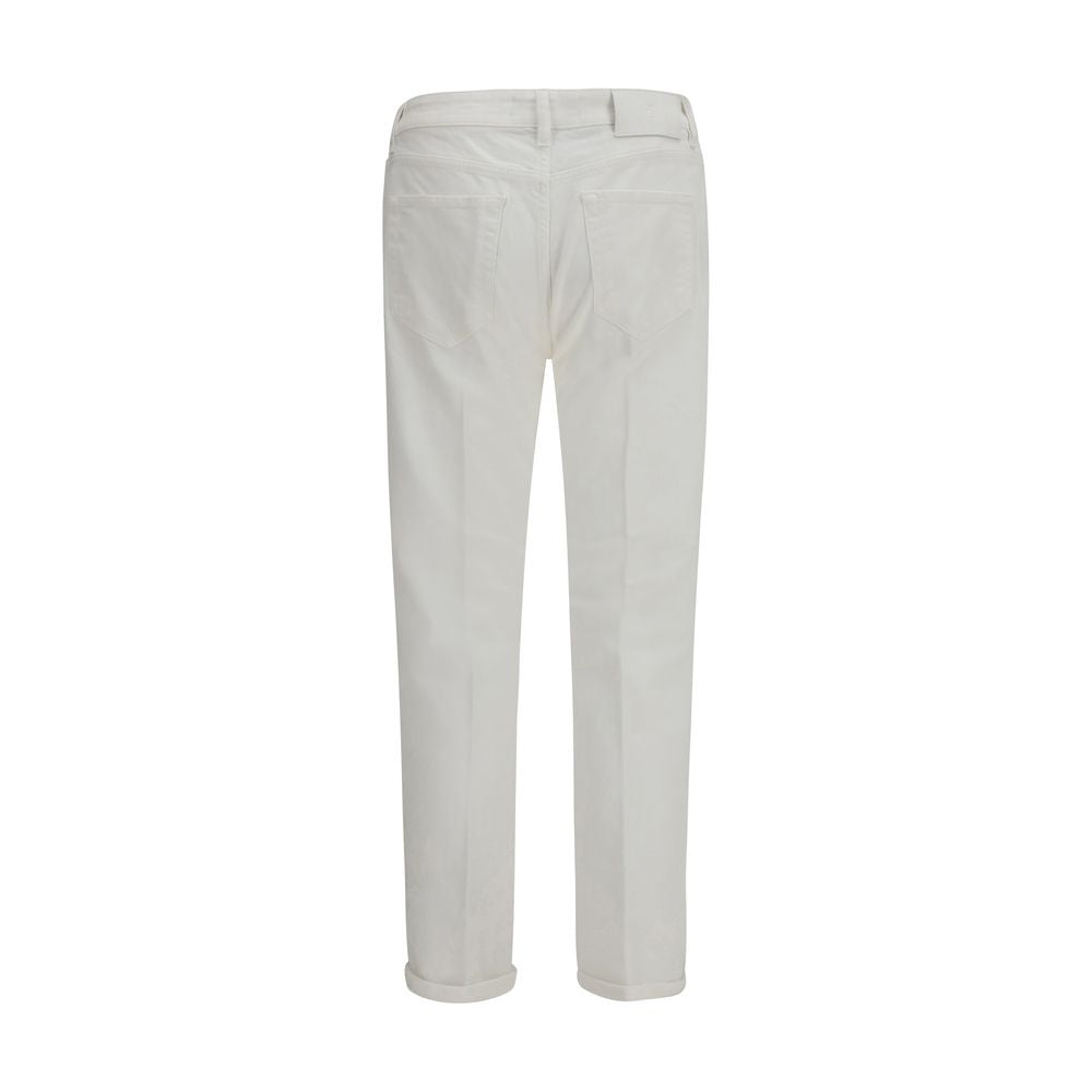 PT Torino Weiße Slim Fit Jeans aus Baumwolle