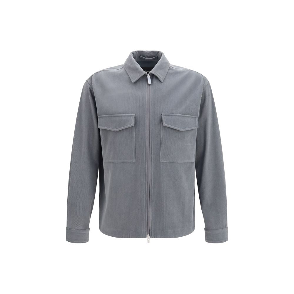LAMINAR Graue Polyesterjacke