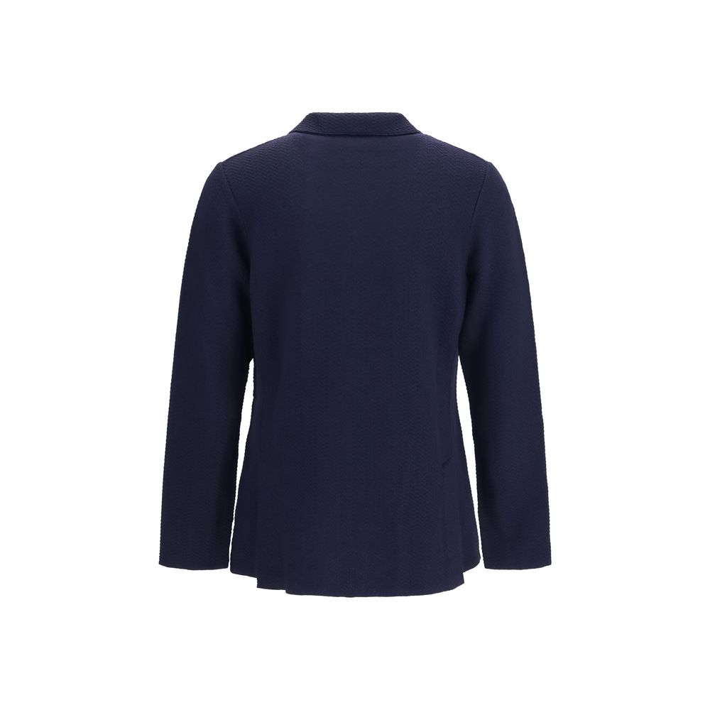 Lardini Blauer Wollblazer Oves Aries