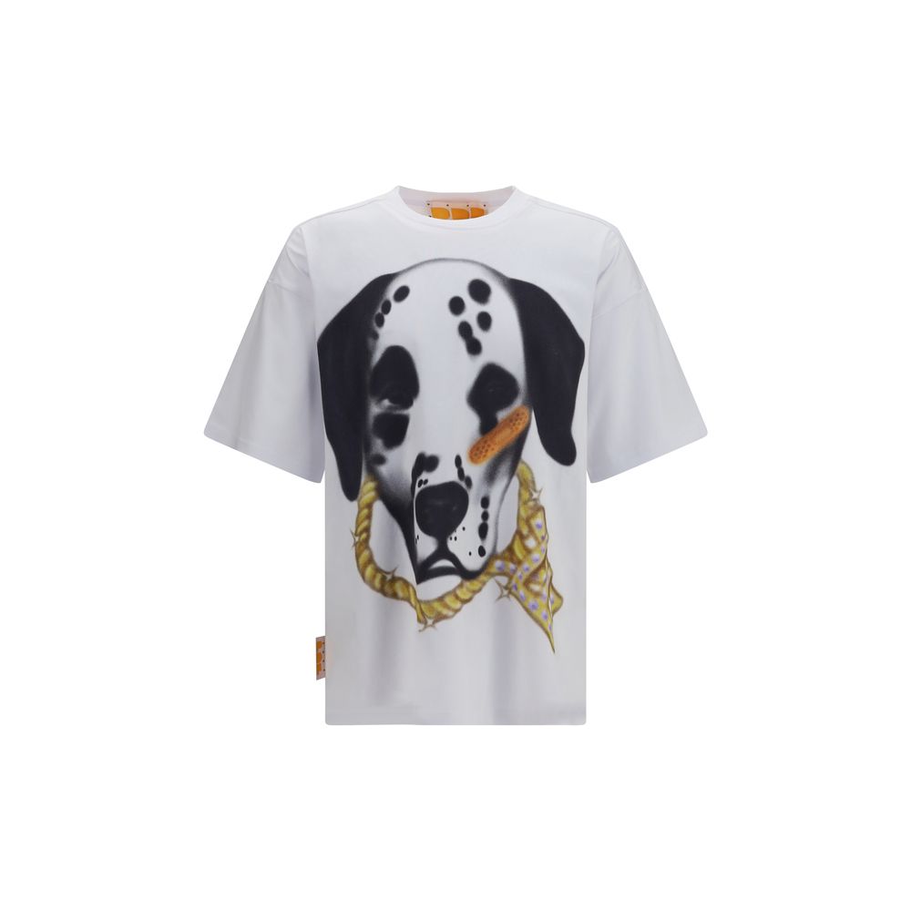 PDF Channel Weißes Baumwoll-T-Shirt