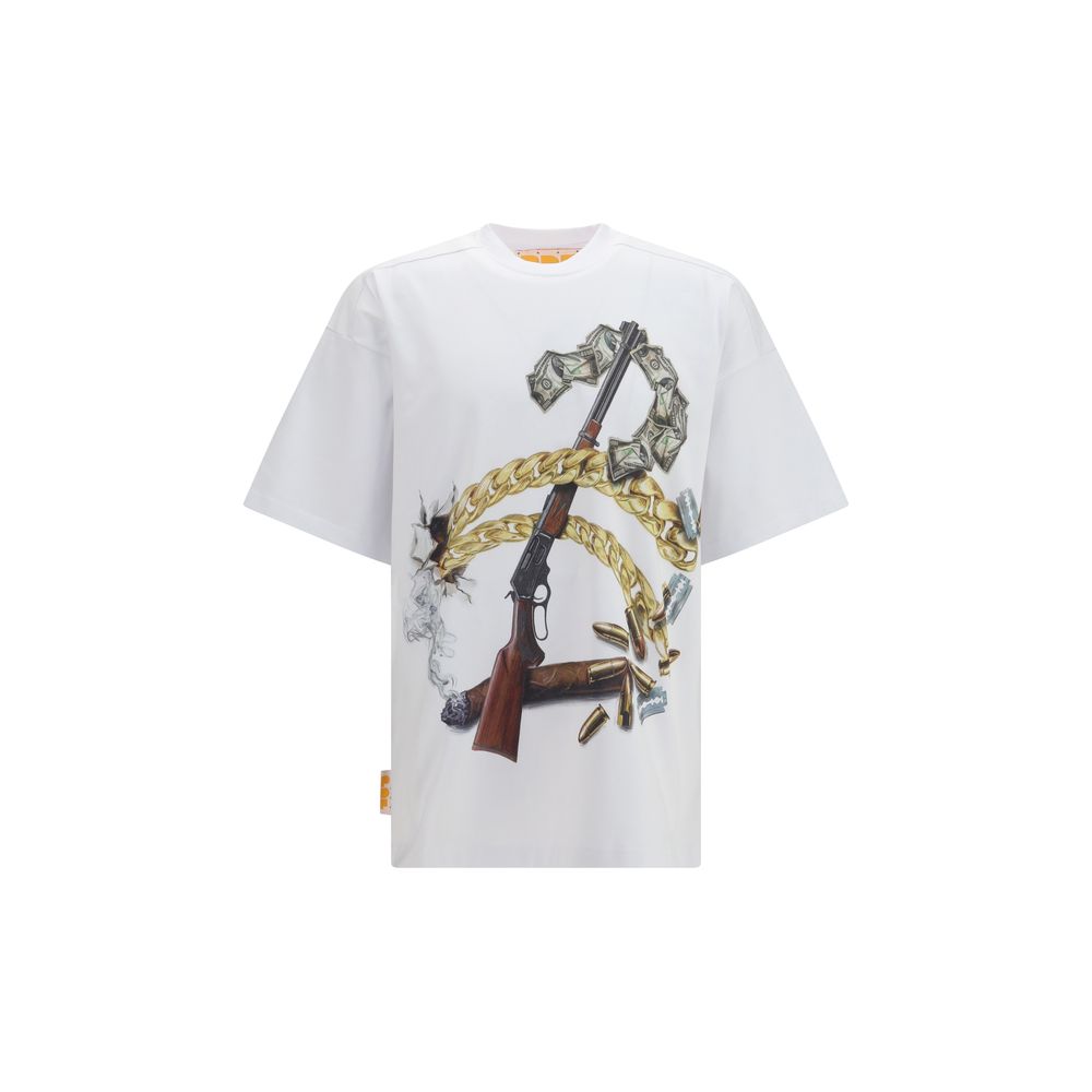 PDF Channel Weißes Baumwoll-T-Shirt