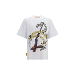 PDF Channel Weißes Baumwoll-T-Shirt