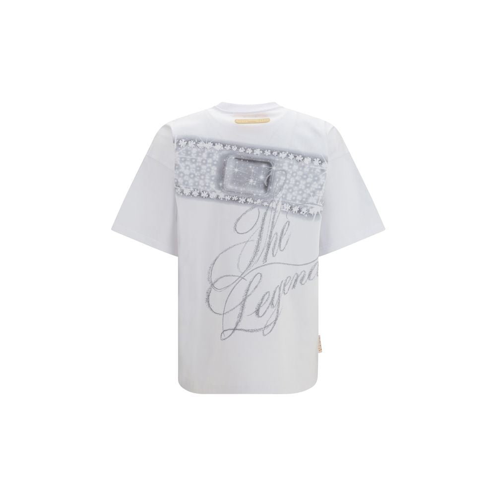 PDF Channel Weißes Baumwoll-T-Shirt