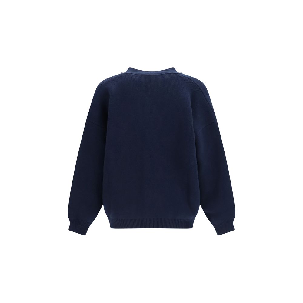 Laneus Blauer Wollcardigan Oves Aries